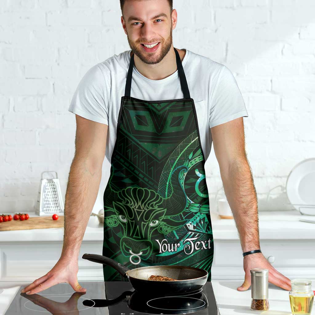 Personalised Polynesia Zodiac Taurus Apron Galaxy Polynesian Pattern Chest Tattoo Style