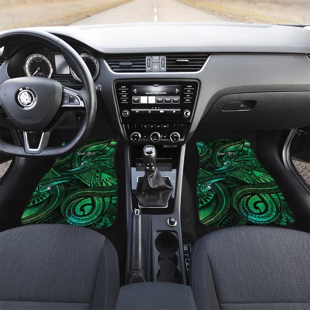 Personalised Polynesia Zodiac Taurus Car Mats Galaxy Polynesian Pattern Chest Tattoo Style