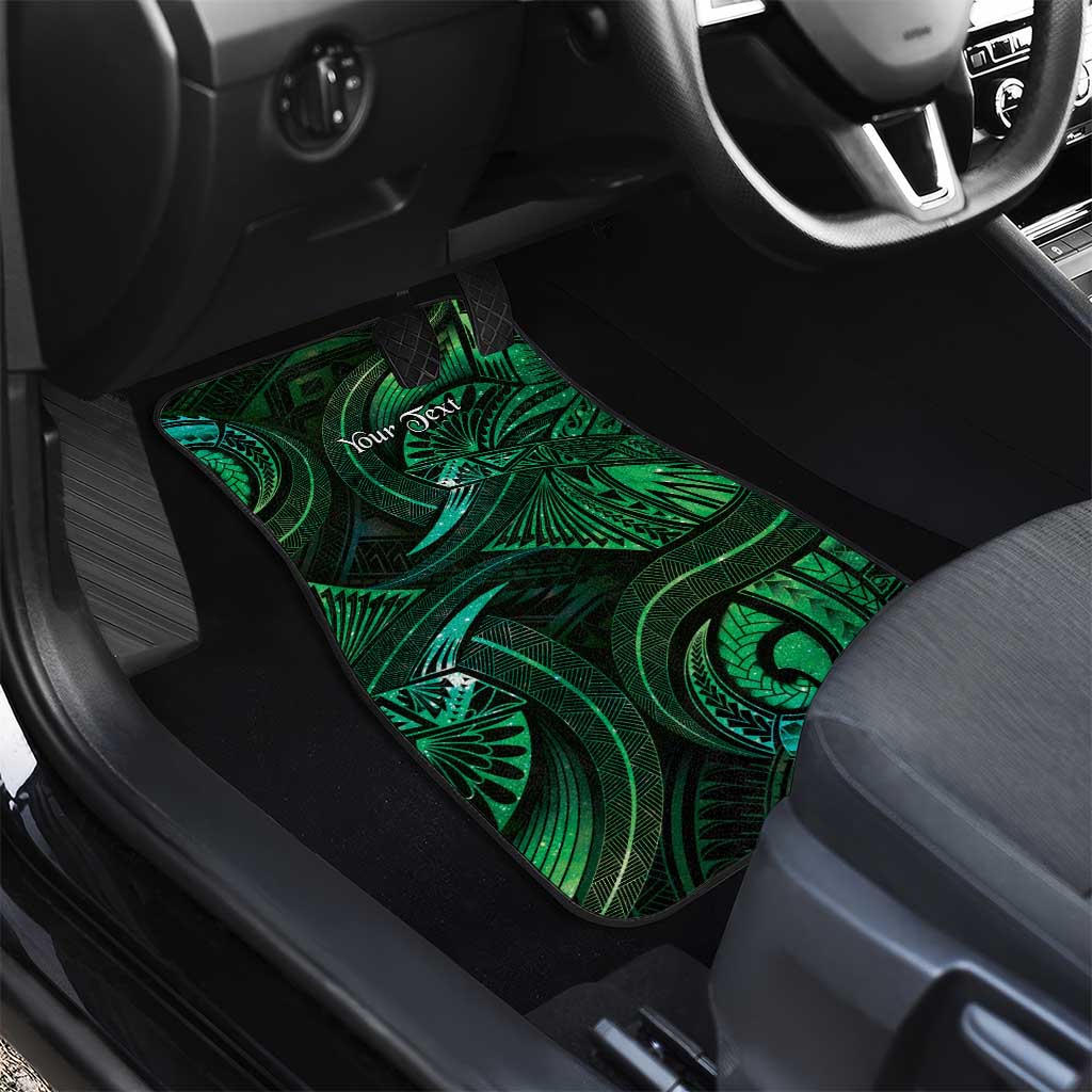 Personalised Polynesia Zodiac Taurus Car Mats Galaxy Polynesian Pattern Chest Tattoo Style