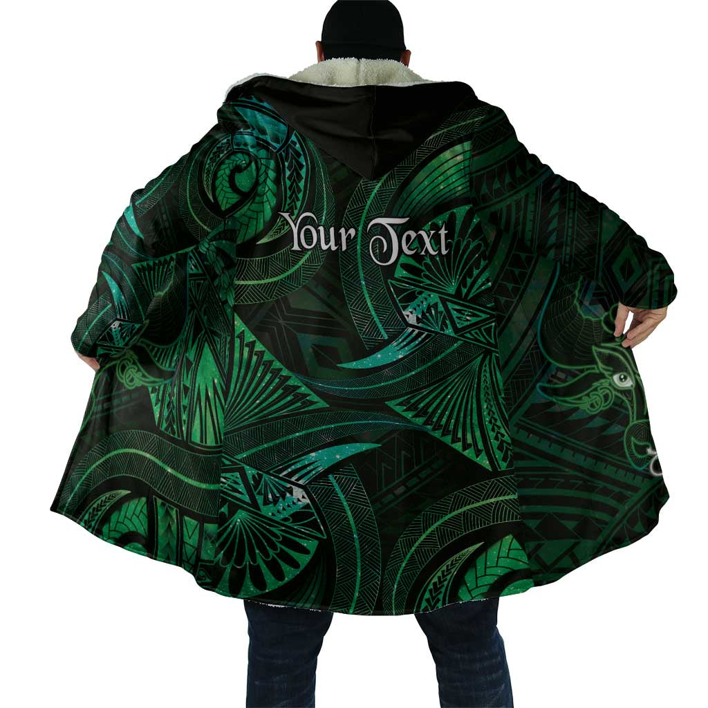 Personalised Polynesia Zodiac Taurus Cloak Galaxy Polynesian Pattern Chest Tattoo Style