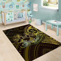 Personalised Polynesia Zodiac Gemini Area Rug Galaxy Polynesian Pattern Chest Tattoo Style