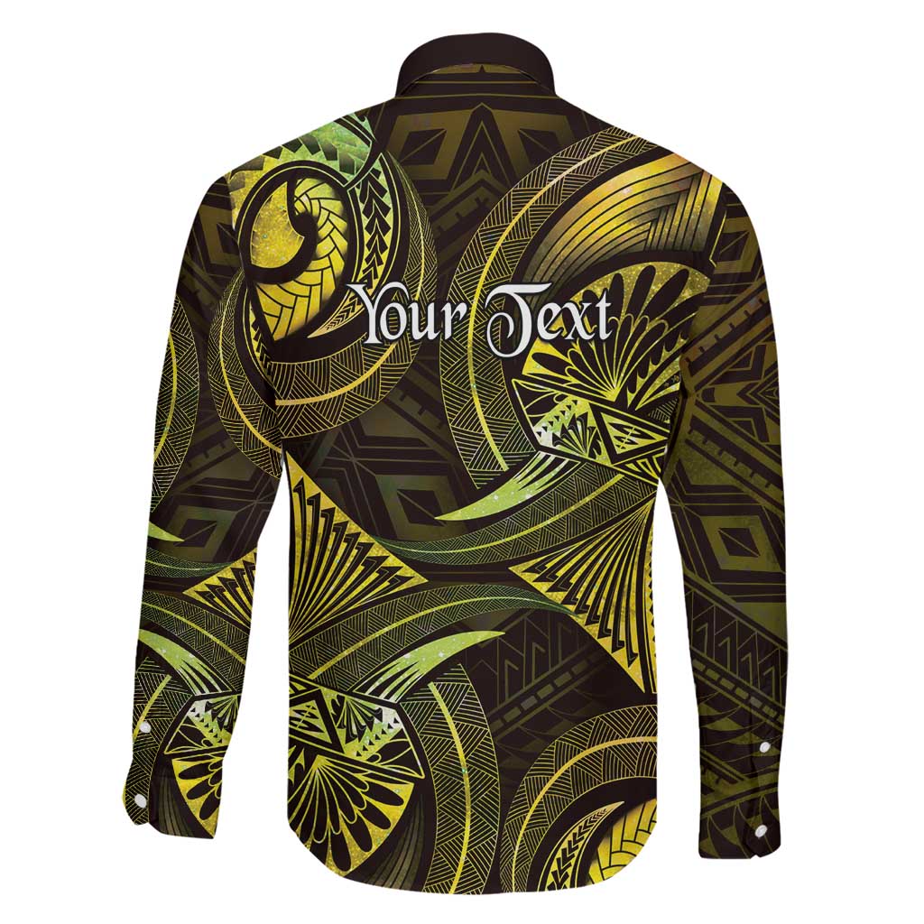 Personalised Polynesia Zodiac Gemini Family Matching Long Sleeve Bodycon Dress and Hawaiian Shirt Galaxy Polynesian Pattern Chest Tattoo Style LT14 - Polynesian Pride