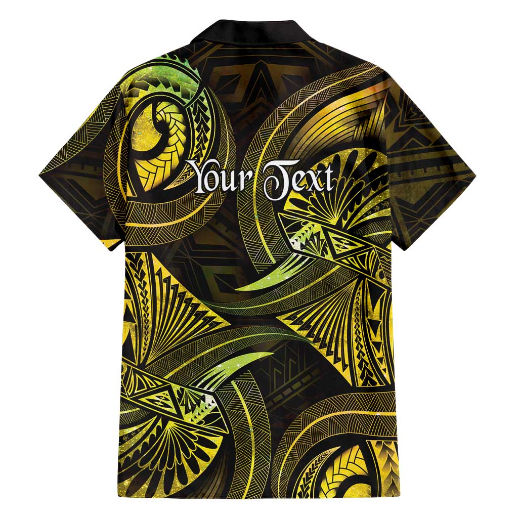 Personalised Polynesia Zodiac Gemini Family Matching Off Shoulder Maxi Dress and Hawaiian Shirt Galaxy Polynesian Pattern Chest Tattoo Style LT14 - Polynesian Pride
