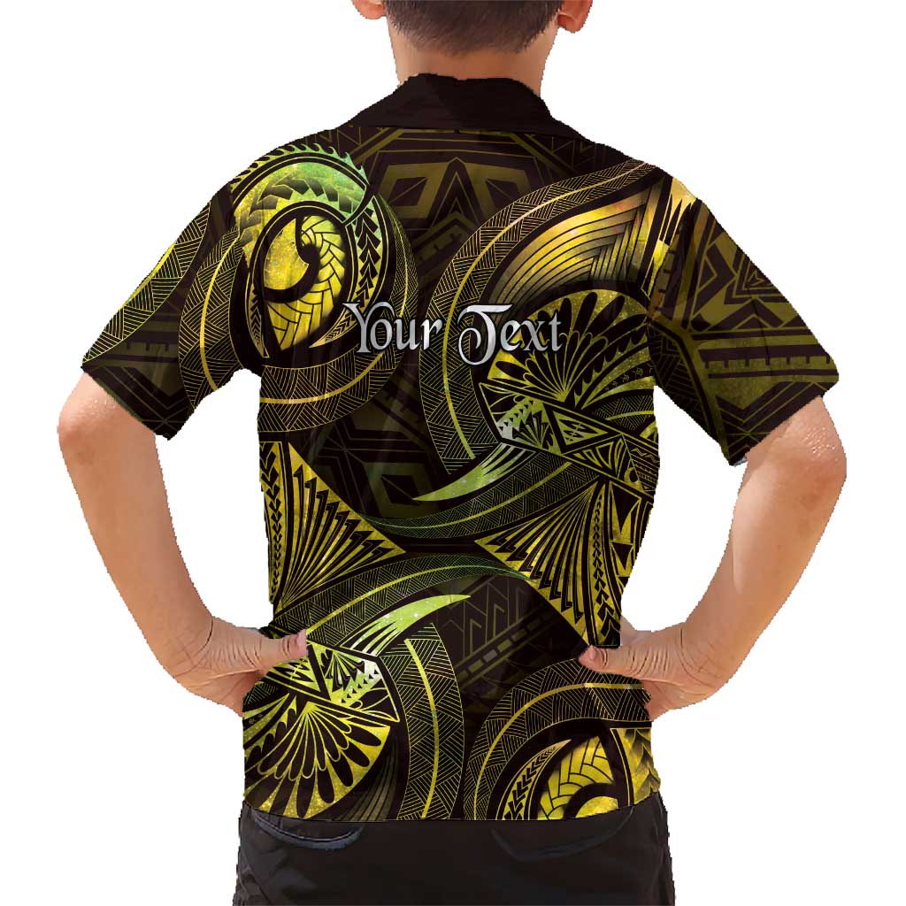 Personalised Polynesia Zodiac Gemini Family Matching Puletasi and Hawaiian Shirt Galaxy Polynesian Pattern Chest Tattoo Style