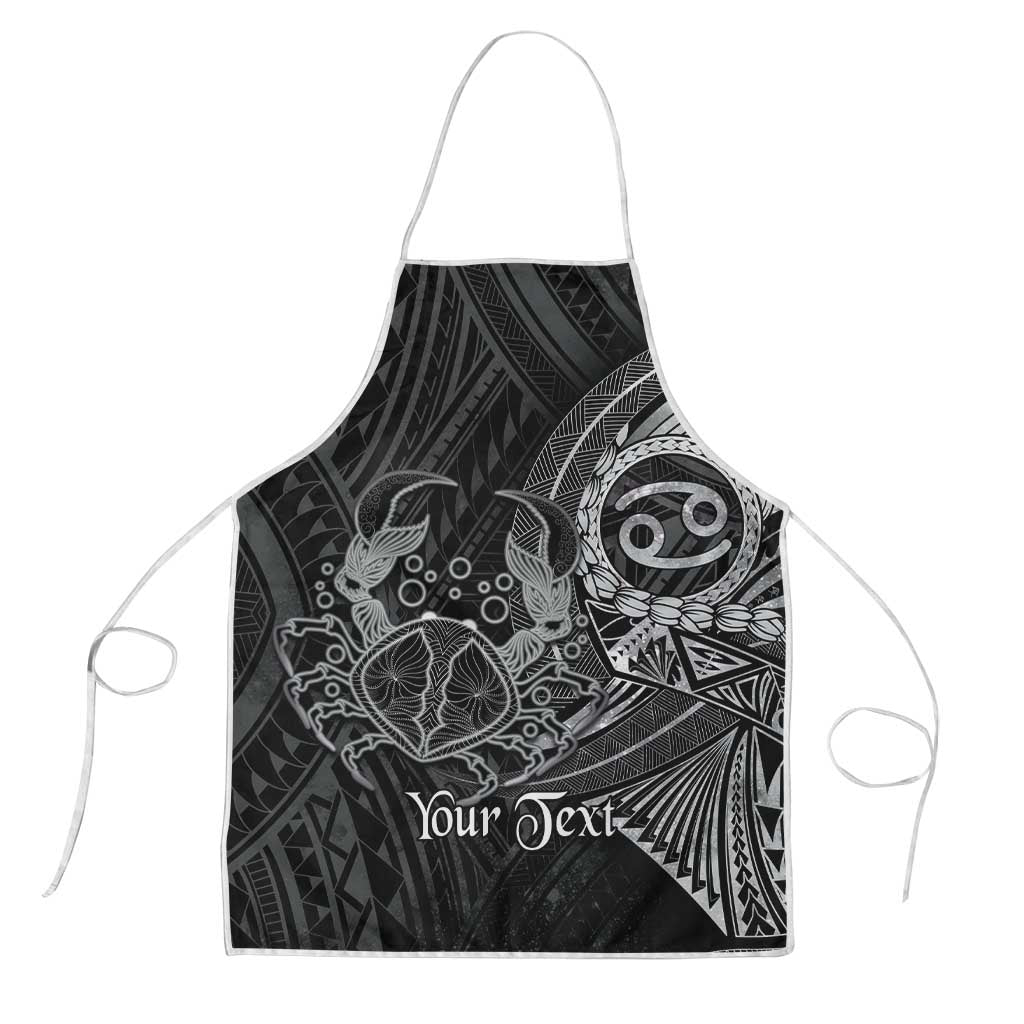 Personalised Polynesia Zodiac Cancer Apron Galaxy Polynesian Pattern Chest Tattoo Style