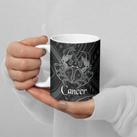 Personalised Polynesia Zodiac Cancer Ceramic Mug Galaxy Polynesian Pattern Chest Tattoo Style