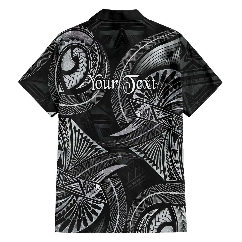 Personalised Polynesia Zodiac Cancer Family Matching Off Shoulder Short Dress and Hawaiian Shirt Galaxy Polynesian Pattern Chest Tattoo Style LT14 - Polynesian Pride