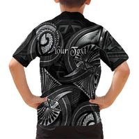 Personalised Polynesia Zodiac Cancer Family Matching Summer Maxi Dress and Hawaiian Shirt Galaxy Polynesian Pattern Chest Tattoo Style LT14 - Polynesian Pride