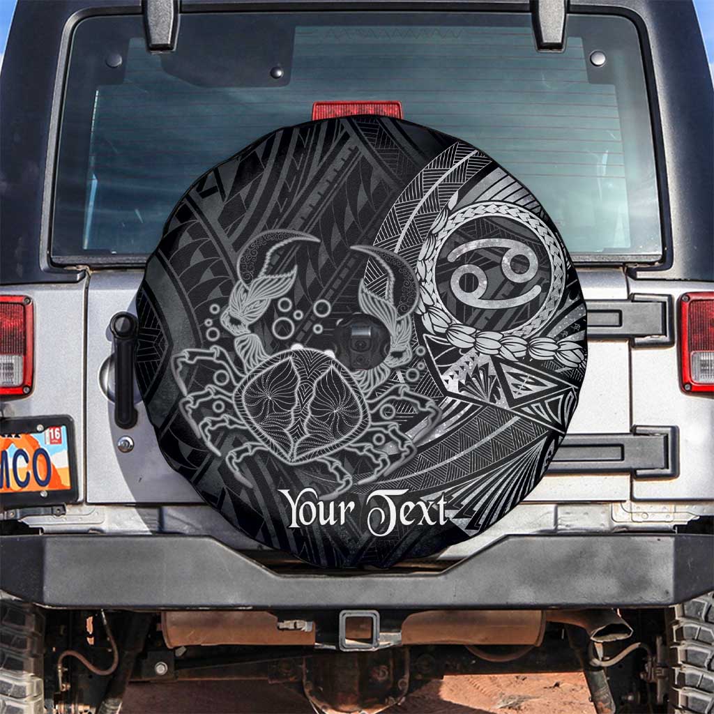 Personalised Polynesia Zodiac Cancer Spare Tire Cover Galaxy Polynesian Pattern Chest Tattoo Style