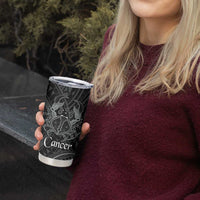 Personalised Polynesia Zodiac Cancer Tumbler Cup Galaxy Polynesian Pattern Chest Tattoo Style LT14 - Polynesian Pride