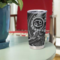 Personalised Polynesia Zodiac Cancer Tumbler Cup Galaxy Polynesian Pattern Chest Tattoo Style LT14 - Polynesian Pride