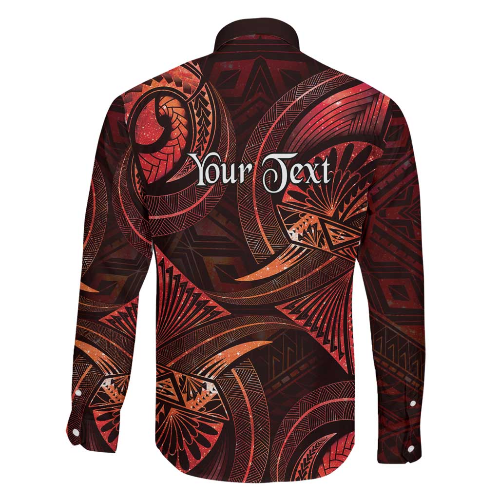 Personalised Polynesia Zodiac Scorpio Family Matching Summer Maxi Dress and Hawaiian Shirt Galaxy Polynesian Pattern Chest Tattoo Style LT14 - Polynesian Pride