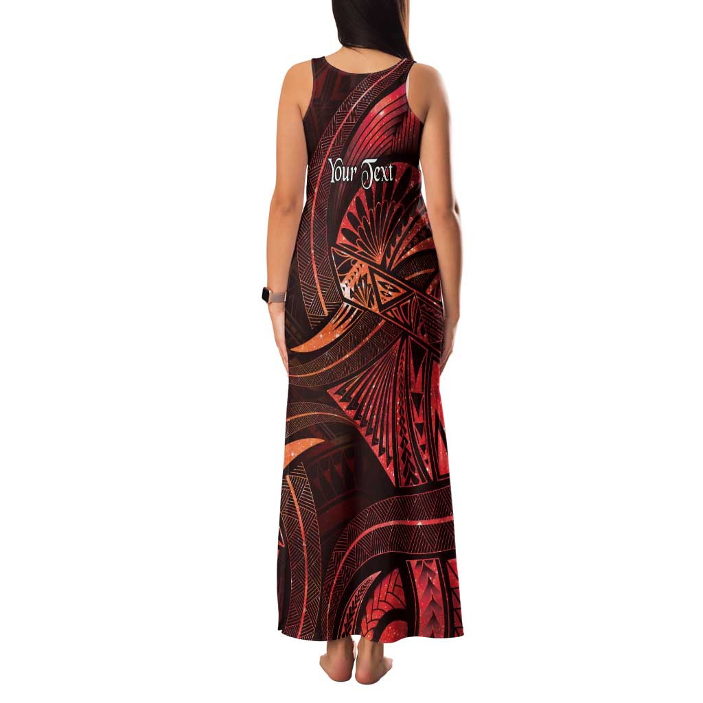 Personalised Polynesia Zodiac Scorpio Family Matching Tank Maxi Dress and Hawaiian Shirt Galaxy Polynesian Pattern Chest Tattoo Style LT14 - Polynesian Pride