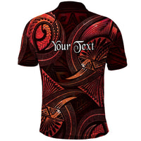Personalised Polynesia Zodiac Scorpio Polo Shirt Galaxy Polynesian Pattern Chest Tattoo Style