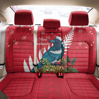 New Zealand Christmas In July Back Car Seat Cover Tui Bird With Kowhai Meri Kirihimete LT14 - Polynesian Pride