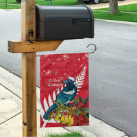 New Zealand Christmas In July Garden Flag Tui Bird With Kowhai Meri Kirihimete LT14 - Polynesian Pride