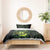 Kia Orana Kuki Airani Bedding Set Cook Islands Tangaroa God Tatau Green