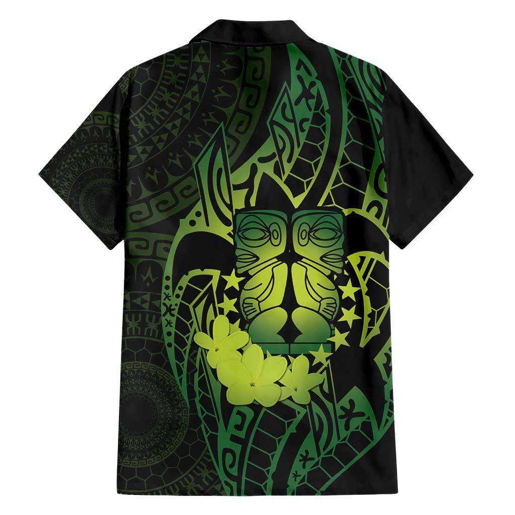 Kia Orana Kuki Airani Hawaiian Shirt Cook Islands Tangaroa God Tatau Green LT14 - Polynesian Pride