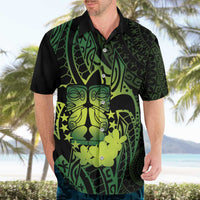Kia Orana Kuki Airani Hawaiian Shirt Cook Islands Tangaroa God Tatau Green LT14 - Polynesian Pride