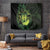 Kia Orana Kuki Airani Tapestry Cook Islands Tangaroa God Tatau Green