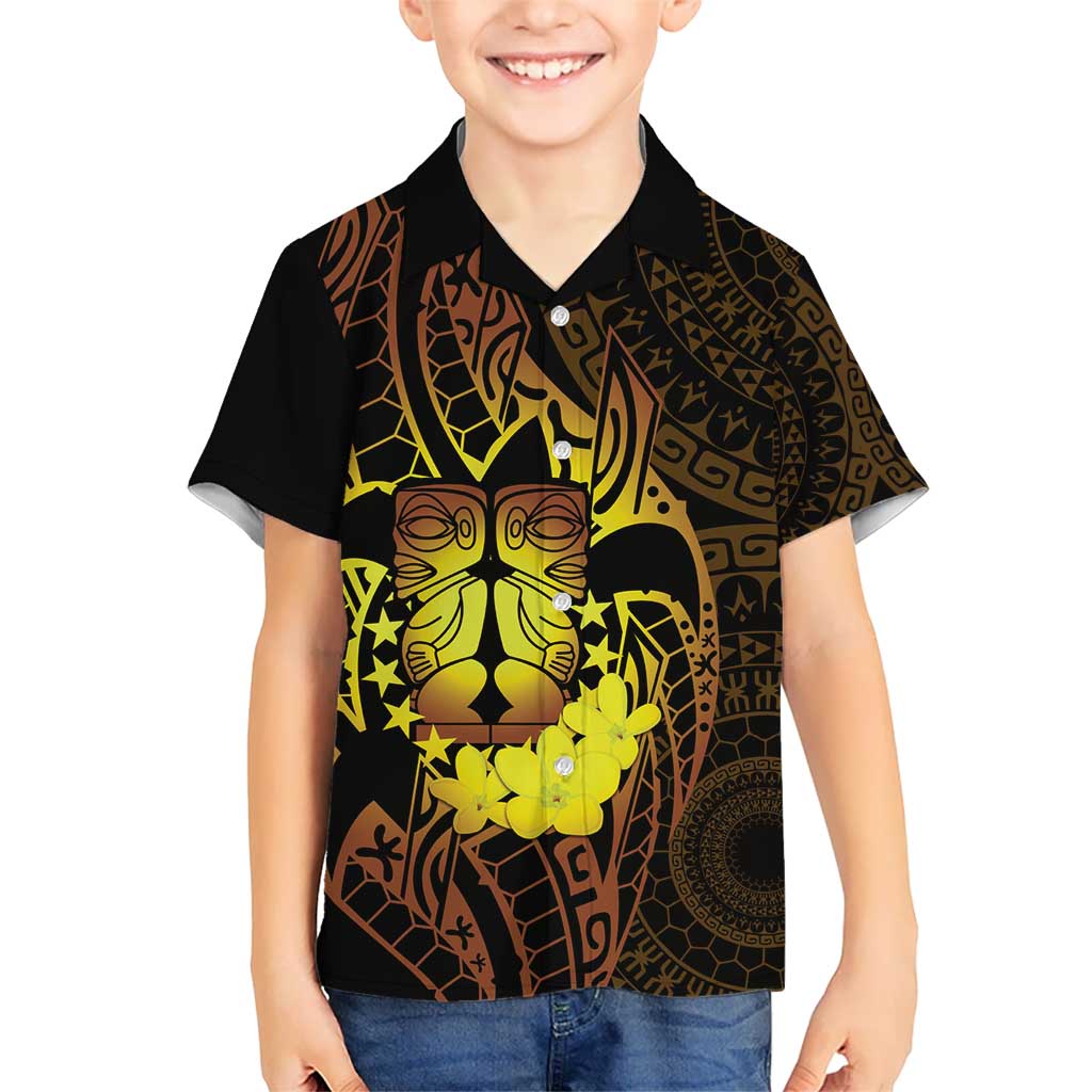 Kia Orana Kuki Airani Hawaiian Shirt Cook Islands Tangaroa God Tatau Gold LT14 - Polynesian Pride