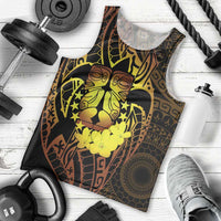 Kia Orana Kuki Airani Men Tank Top Cook Islands Tangaroa God Tatau Gold LT14 - Polynesian Pride