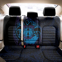 Kia Orana Kuki Airani Back Car Seat Cover Cook Islands Tangaroa God Tatau Purple LT14 - Polynesian Pride