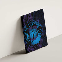 Kia Orana Kuki Airani Canvas Wall Art Cook Islands Tangaroa God Tatau Purple LT14 - Polynesian Pride