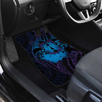 Kia Orana Kuki Airani Car Mats Cook Islands Tangaroa God Tatau Purple LT14 - Polynesian Pride