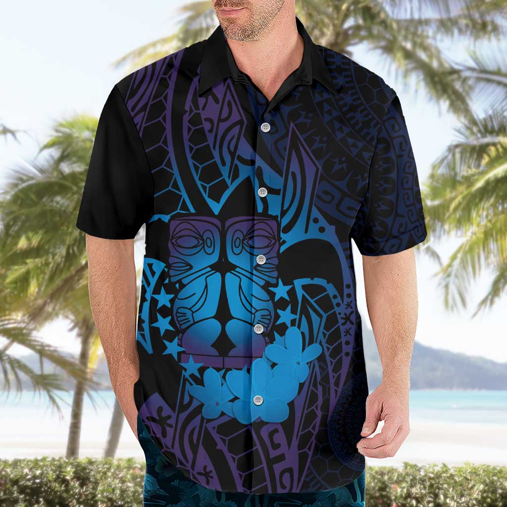 Kia Orana Kuki Airani Hawaiian Shirt Cook Islands Tangaroa God Tatau Purple LT14 - Polynesian Pride