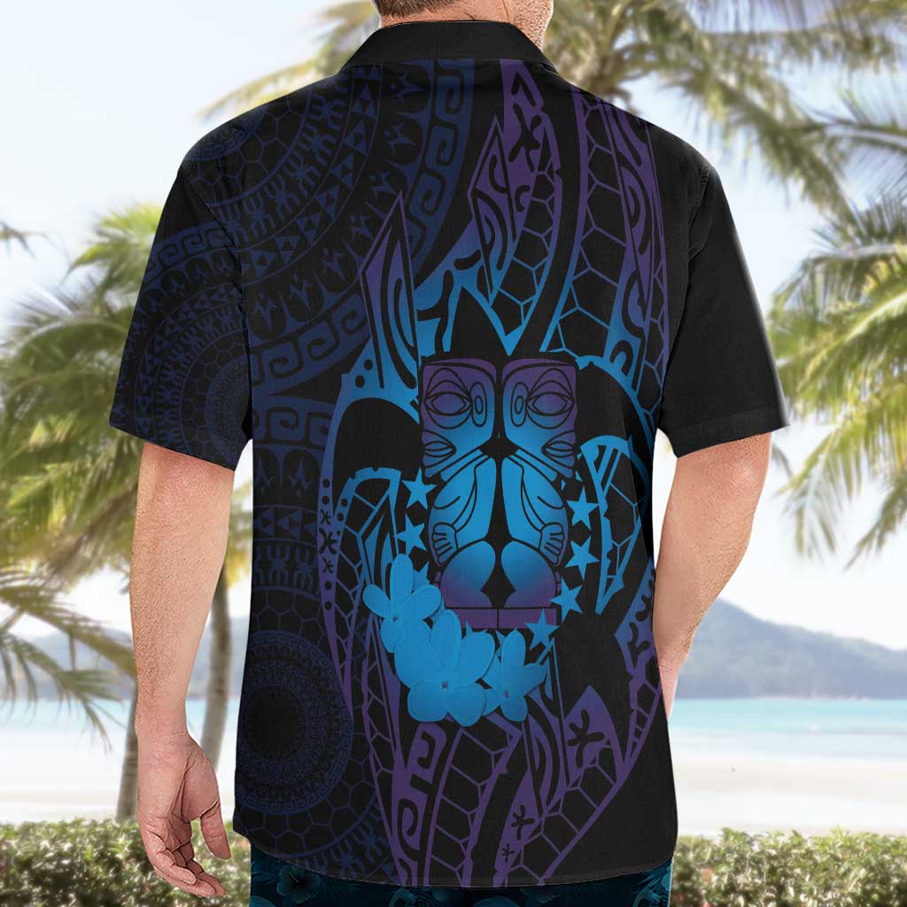 Kia Orana Kuki Airani Hawaiian Shirt Cook Islands Tangaroa God Tatau Purple LT14 - Polynesian Pride