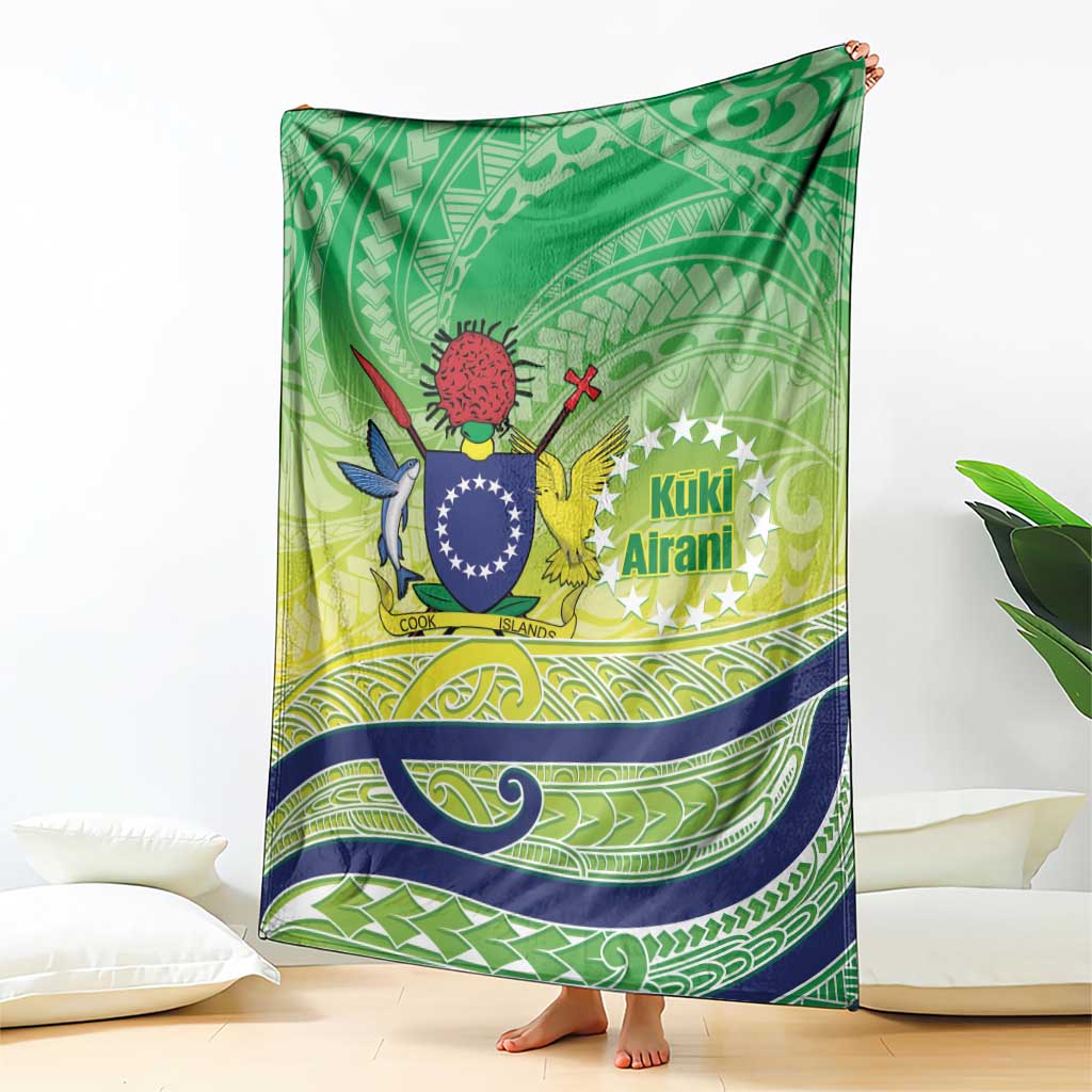 Te Maeva Nui Cook Islands Blanket 60th Independence Anniversary Proud LT14 - Polynesian Pride