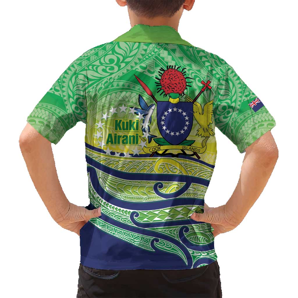 Te Maeva Nui Cook Islands Family Matching Long Sleeve Bodycon Dress and Hawaiian Shirt 60th Independence Anniversary Proud LT14 - Polynesian Pride