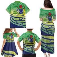 Te Maeva Nui Cook Islands Family Matching Puletasi and Hawaiian Shirt 60th Independence Anniversary Proud LT14 - Polynesian Pride