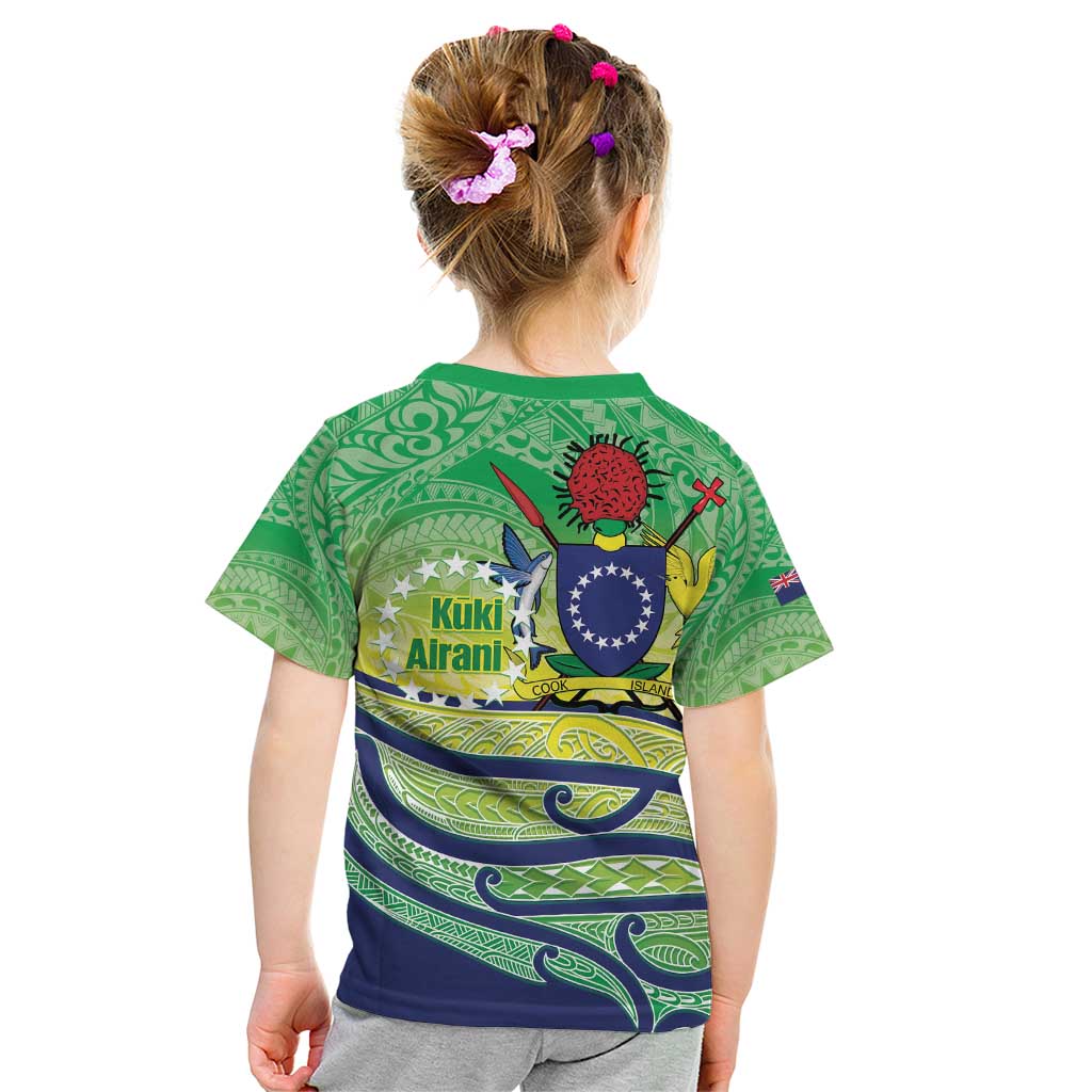 Te Maeva Nui Cook Islands Kid T Shirt 60th Independence Anniversary Proud