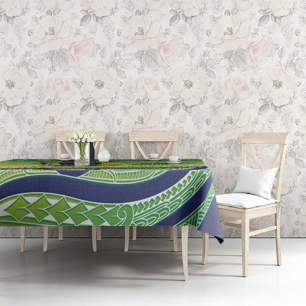 Te Maeva Nui Cook Islands Tablecloth 60th Independence Anniversary Proud