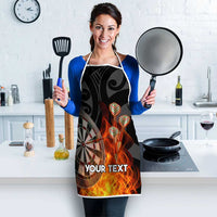 Personalised Aotearoa Darts Apron Maori Koru Flaming Dartboard LT14 - Polynesian Pride