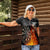 Personalised Aotearoa Darts Women Polo Shirt Maori Koru Flaming Dartboard