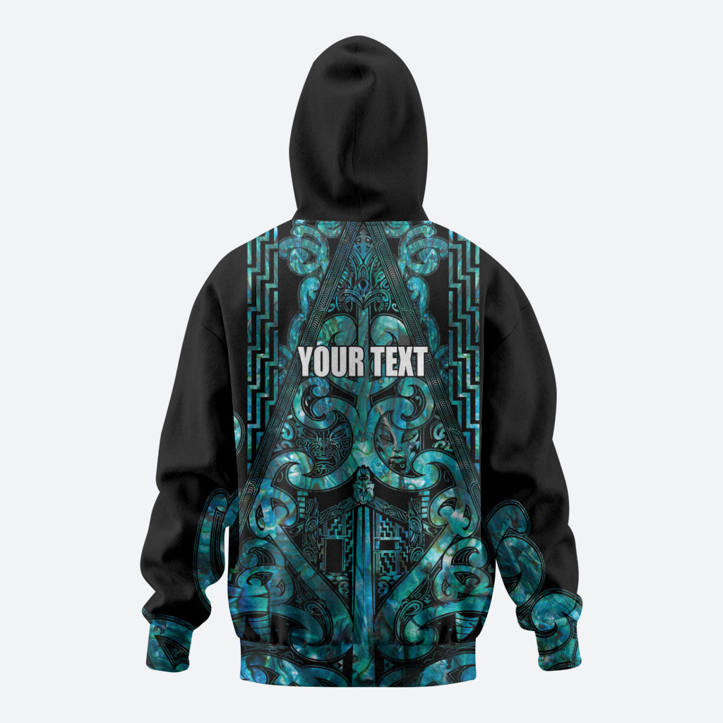 Maori Language Week Personalised Zip Hoodie Kia Mau Ki To Ukaipo Paua Shell Color LT14 - Polynesian Pride