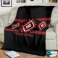 Aotearoa Atua Tumatauenga Blanket Maori God Of War Taniko Motifs LT14 - Polynesian Pride
