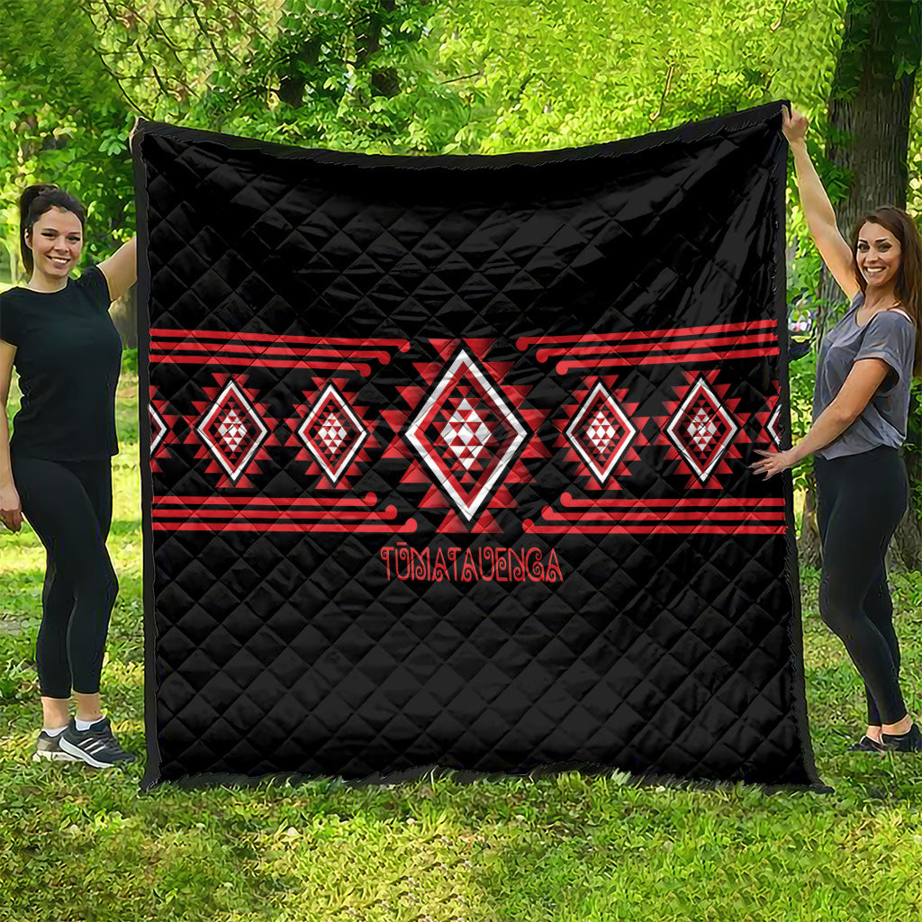 Aotearoa Atua Tumatauenga Quilt Maori God Of War Taniko Motifs LT14 - Polynesian Pride