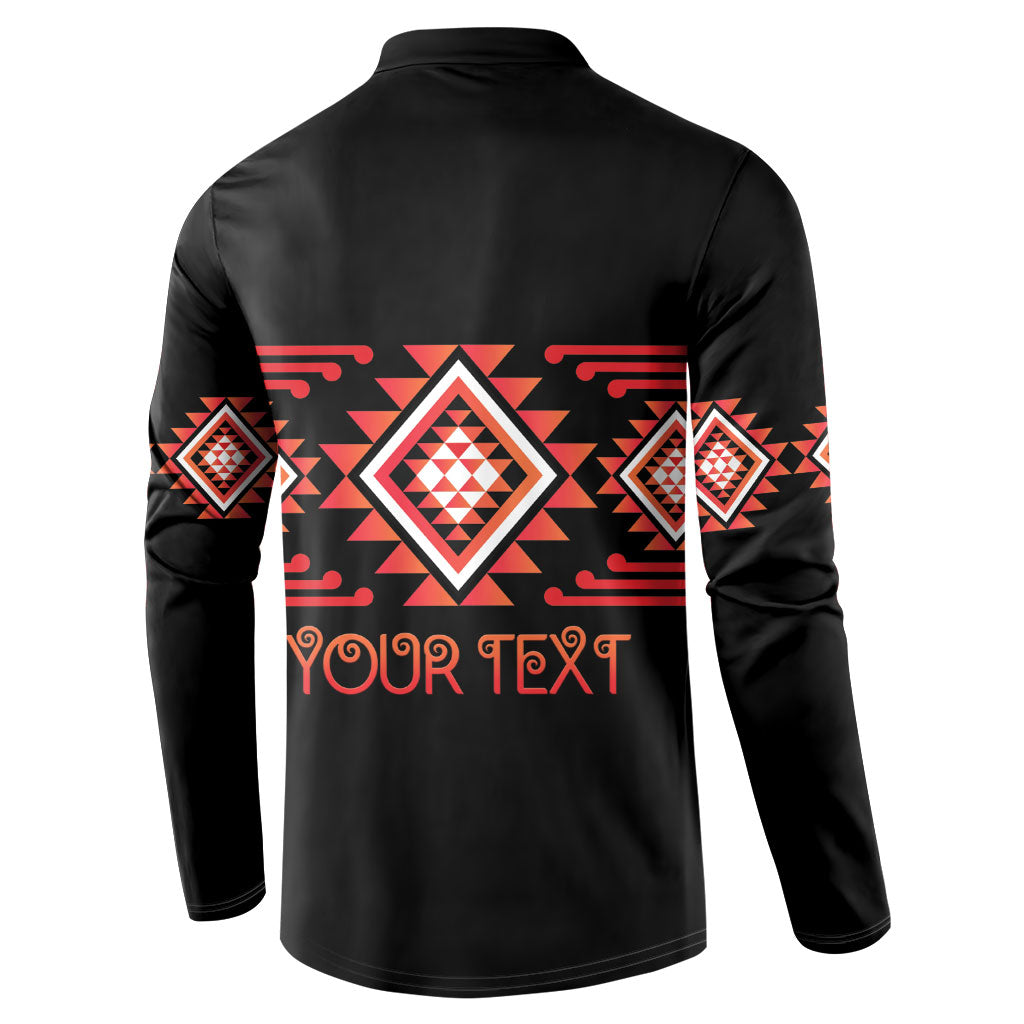 Aotearoa Atua Ruaumoko Personalised Button Sweatshirt Maori Powerful God Taniko Motifs LT14 - Polynesian Pride