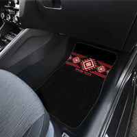 Aotearoa Atua Ruaumoko Personalised Car Mats Maori Powerful God Taniko Motifs LT14 - Polynesian Pride