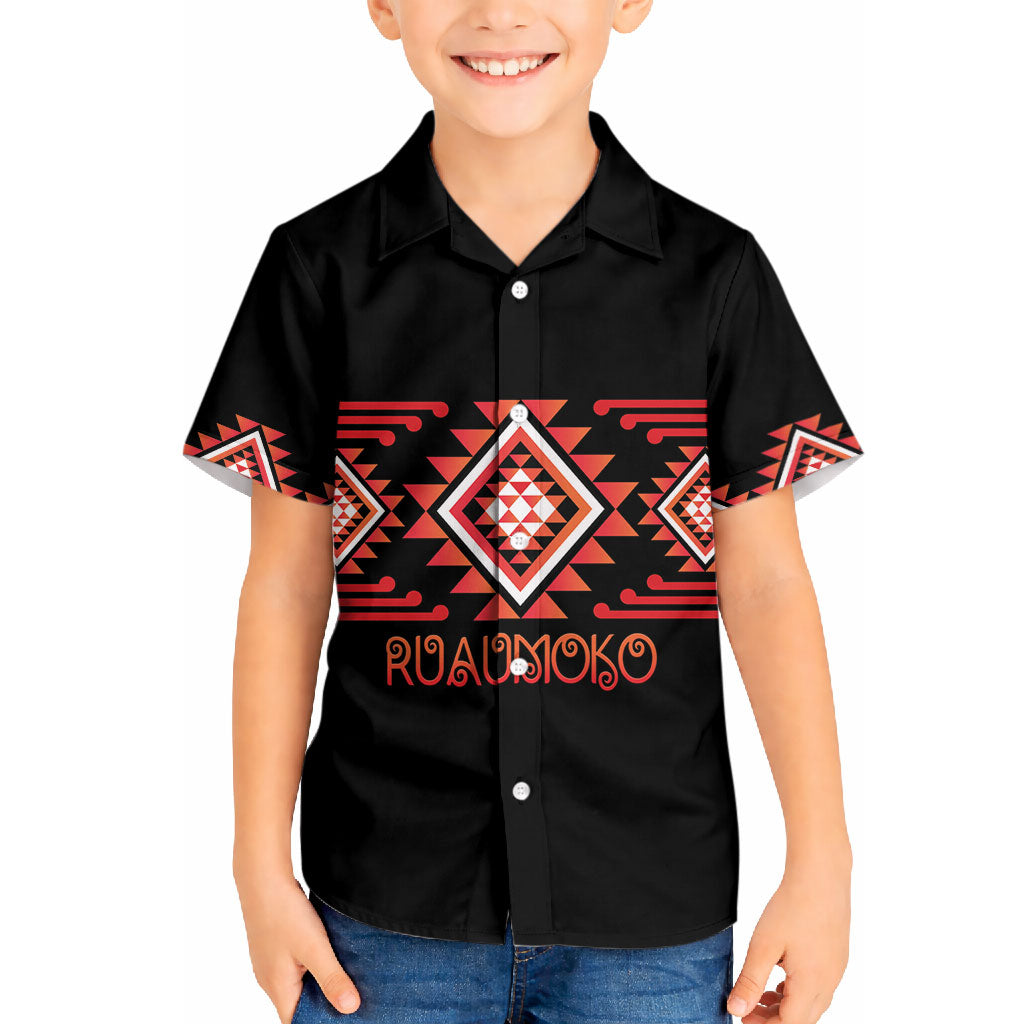Aotearoa Atua Ruaumoko Personalised Hawaiian Shirt Maori Powerful God Taniko Motifs LT14 - Polynesian Pride