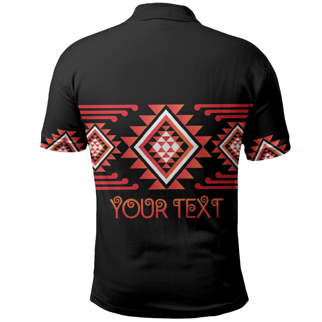 Aotearoa Atua Ruaumoko Personalised Polo Shirt Maori Powerful God Taniko Motifs LT14 - Polynesian Pride
