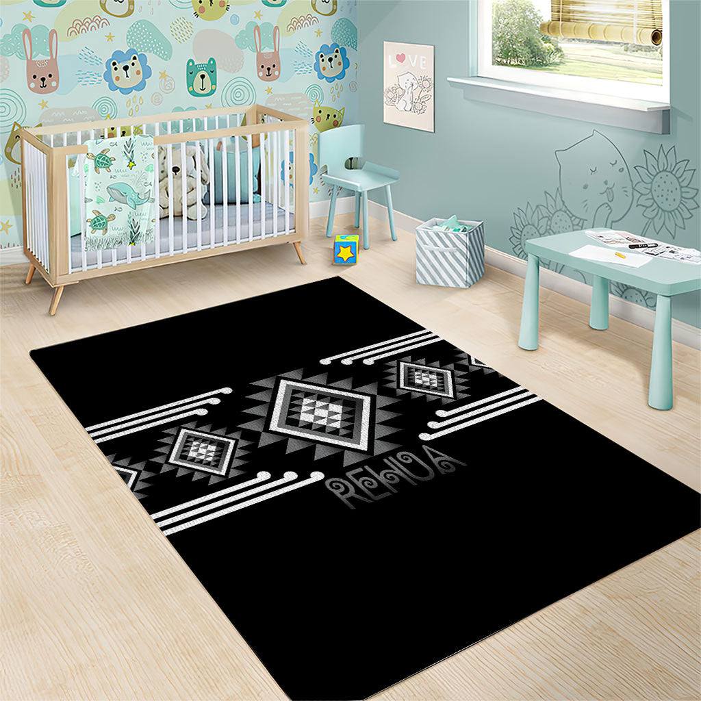 Aotearoa Atua Rehua Area Rug Maori God Of Healing Taniko Motifs LT14 - Polynesian Pride