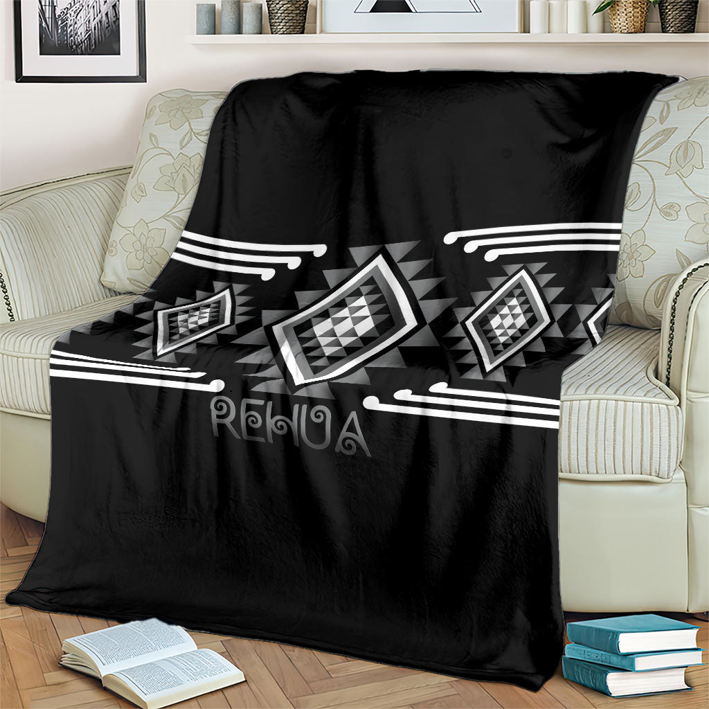 Aotearoa Atua Rehua Blanket Maori God Of Healing Taniko Motifs LT14 - Polynesian Pride