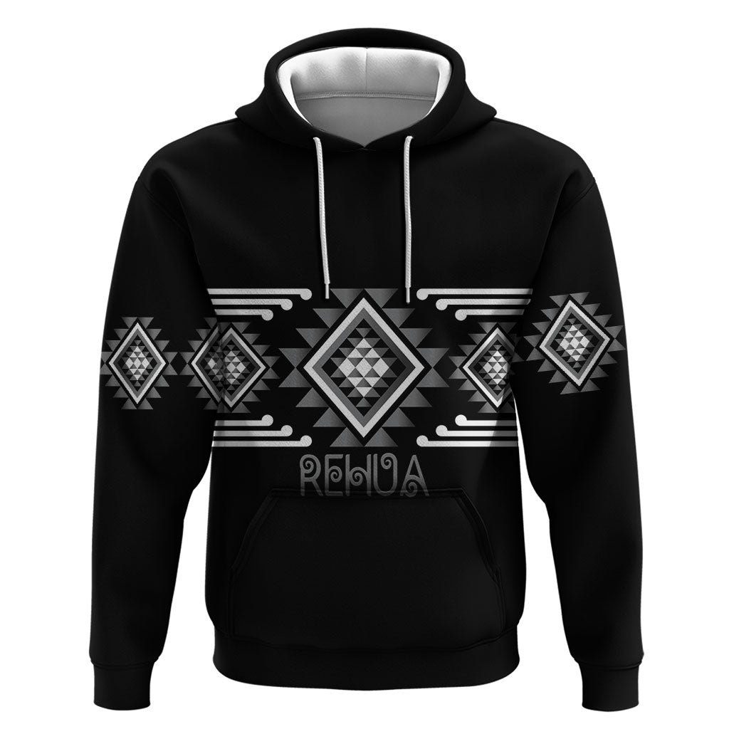 Aotearoa Atua Rehua Personalised Hoodie Maori God Of Healing Taniko Motifs LT14 Pullover Hoodie Grey - Polynesian Pride