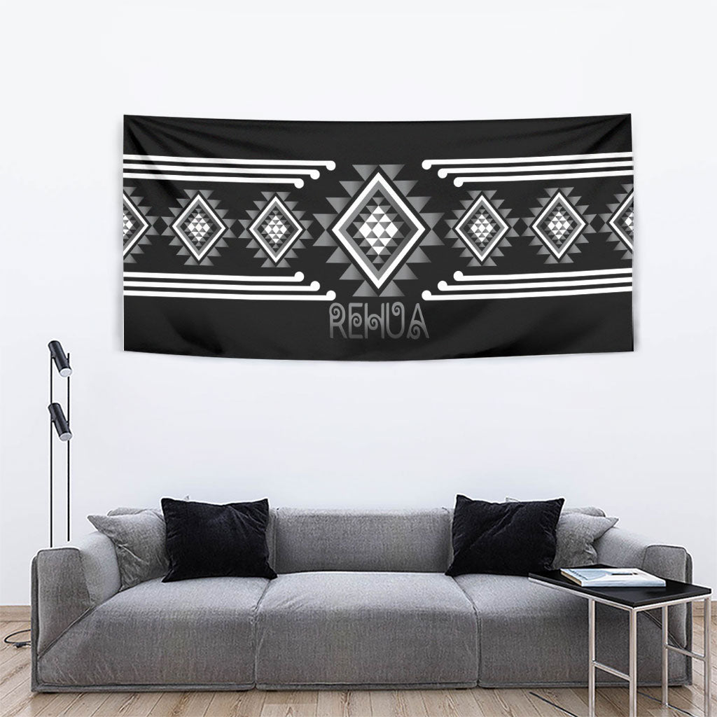 Aotearoa Atua Rehua Tapestry Maori God Of Healing Taniko Motifs LT14 - Polynesian Pride