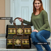 Aotearoa Atua Mahuika Travel Bag Maori Goddess Of Fire Taniko Motifs LT14 - Polynesian Pride